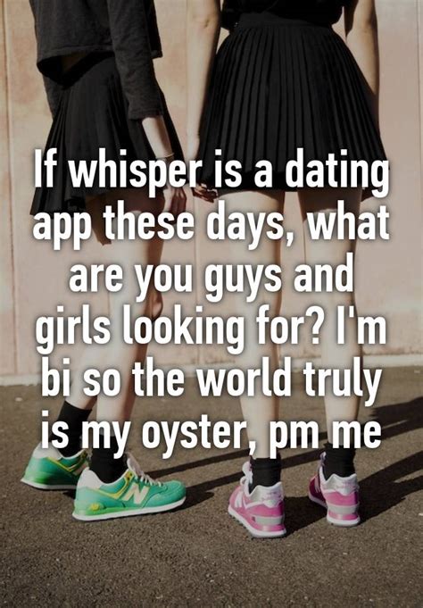 whisper dating